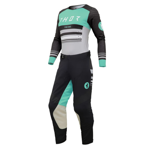 Thor 2024 Womens Prime Blaze Jersey Pant Combo Black/Mint