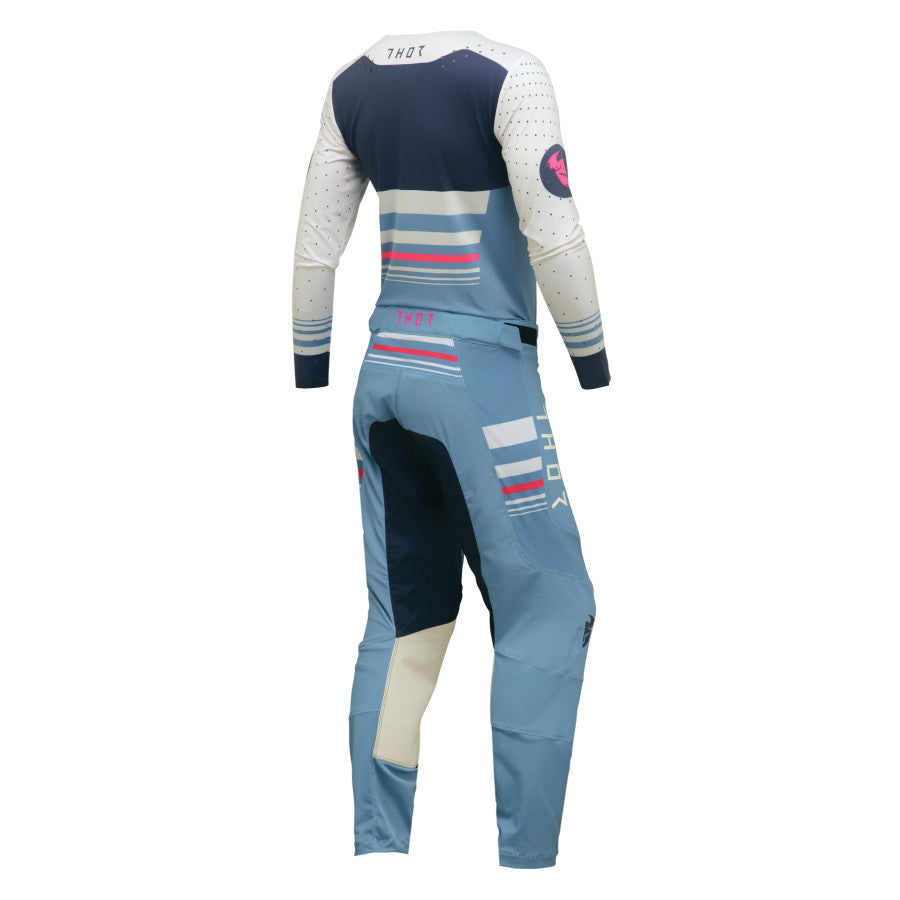 Thor 2024 Womens Prime Blaze Jersey Pant Combo Blue Steel/Vintage White