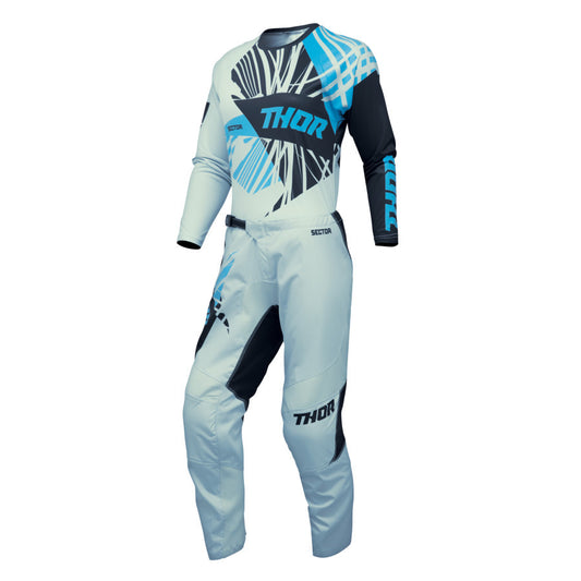 Thor 2024 Womens Sector Split Jersey Pant Combo Starlight Blue/Black