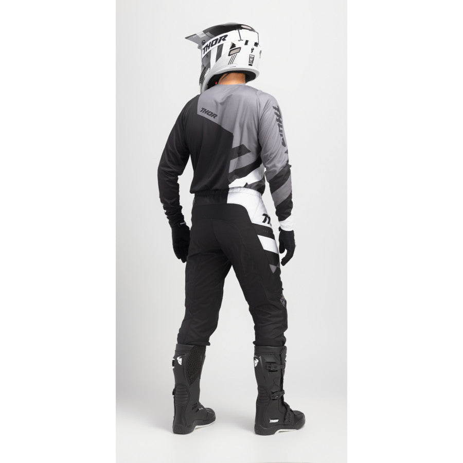 Thor 2024 Youth Sector Checker Jersey Pant Combo Black/Gray
