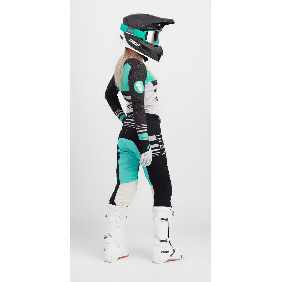 Thor 2024 Womens Prime Blaze Jersey Pant Combo Black/Mint