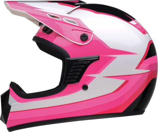 Z1R Child Dirt Maxx Offroad Helmet Vortex Pink/White