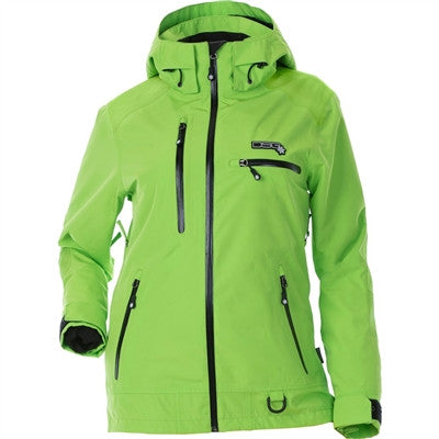 Divas Snow Gear Womens Prizm Tech Snow Jacket - Green Apple