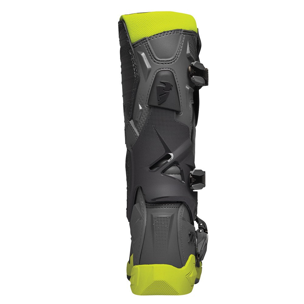 Thor Radial Boots - Gray/Flo Yellow