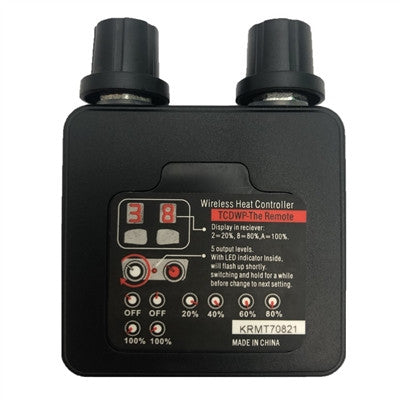 California Heat 12V Dual Wireless Remote (Pairs with Digital Controller)