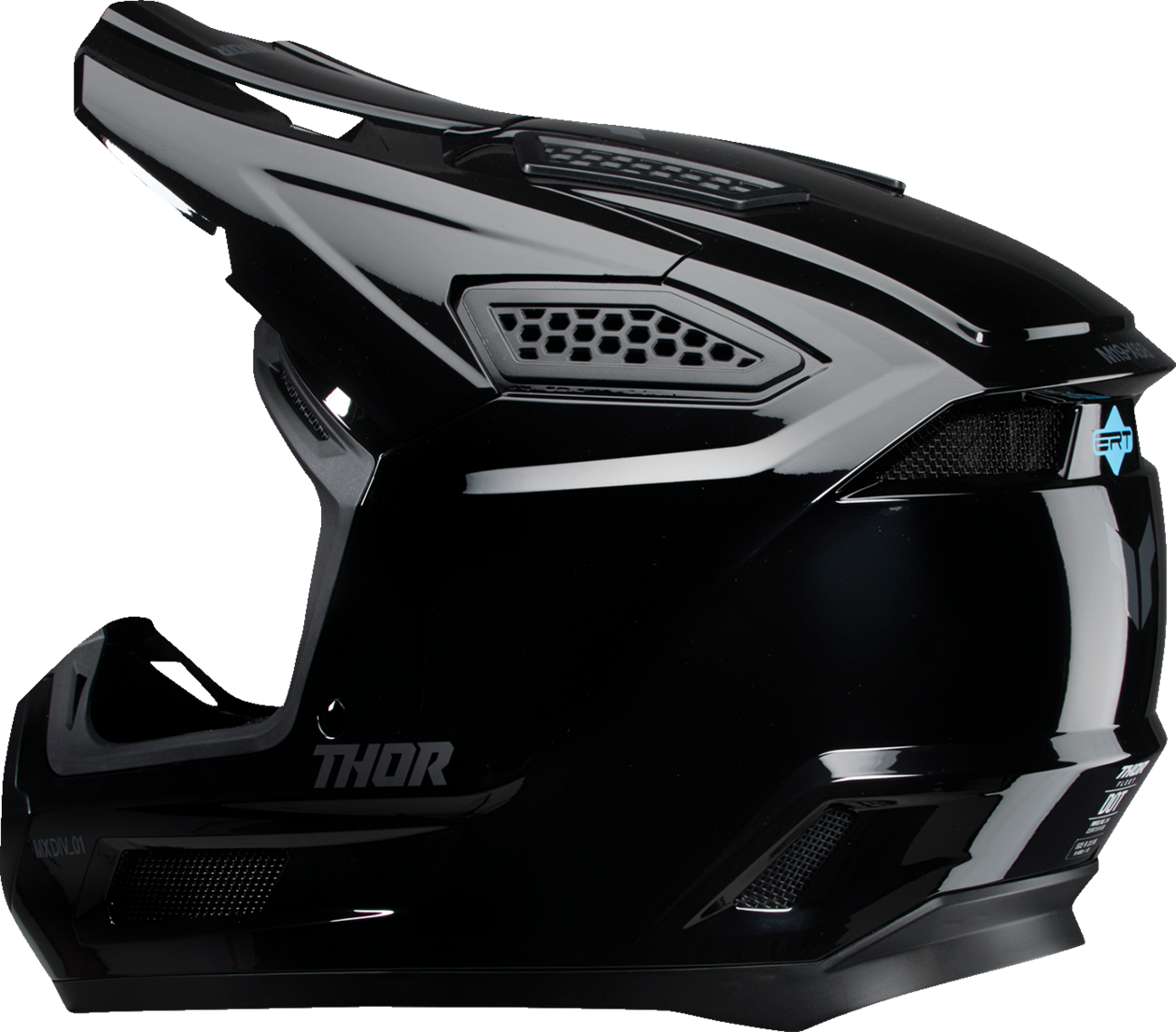 Thor Fleet Helmet Blackout Gloss Black