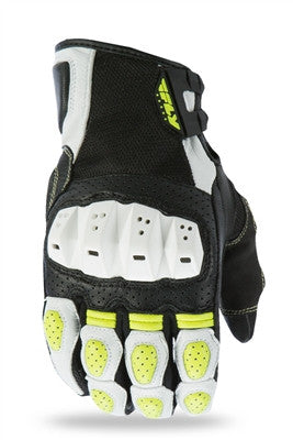 FLY Racing 2017 Brawler Gloves - White/Hi-Vis