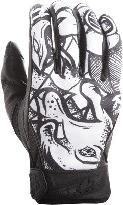 FLY Racing 2017 Subvert Ink N Needle Gloves - Black/White