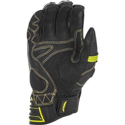 FLY Racing Brawler Leather Gloves - Black/Hi-Vis