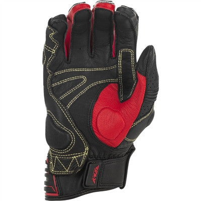 FLY Racing Brawler Leather Gloves - Black/White/Red
