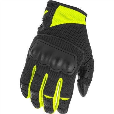 FLY Racing Coolpro Force Mesh Gloves - Black/Hi-Vis