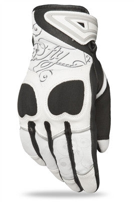 FLY Racing 2017 Womens Venus Gloves - White/Black