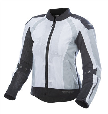 FLY Racing 2017 Womens Cool Pro Mesh Jacket - White/Black