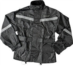 FLY Racing 2-PC. Rainsuit - Black