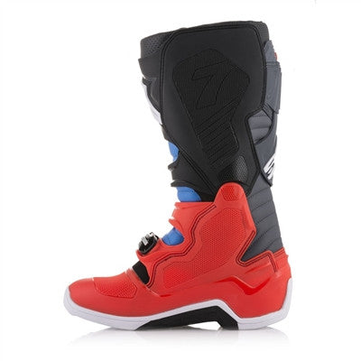 Alpinestars 2019 Tech 7 Boots - Red/Cyan/Grey/Black