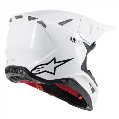 Alpinestars 2019 Supertech M10 Solid Offroad Helmet - Gloss White