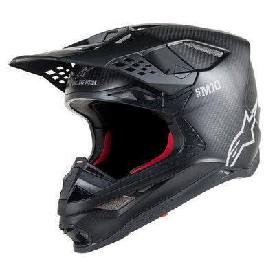 Alpinestars 2019 Supertech M10 Solid Offroad Helmet - Carbon Black