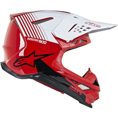 Alpinestars 2019 Supertech M10 Dyno Offroad Helmet - Red/White