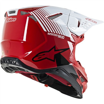 Alpinestars 2019 Supertech M10 Dyno Offroad Helmet - Red/White