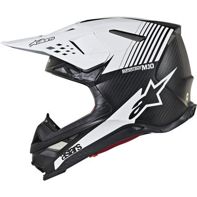 Alpinestars 2019 Supertech M10 Dyno Offroad Helmet - Black/White