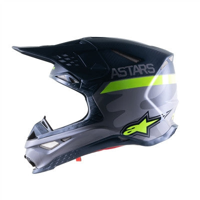Alpinestars Limited Edition S-M10 AMS '21 Helmet - Grey/Yellow/Black