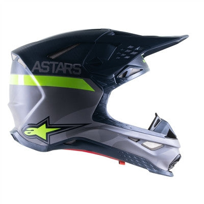 Alpinestars Limited Edition S-M10 AMS '21 Helmet - Grey/Yellow/Black