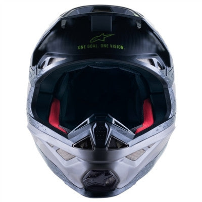 Alpinestars Limited Edition S-M10 AMS '21 Helmet - Grey/Yellow/Black