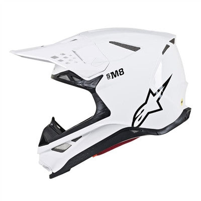 Alpinestars 2019 Supertech M8 Solid Offroad MIPS Helmet - Gloss White