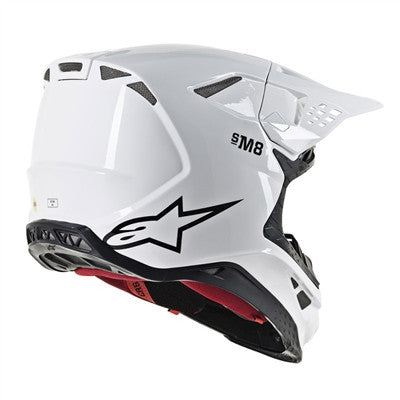 Alpinestars 2019 Supertech M8 Solid Offroad MIPS Helmet - Gloss White