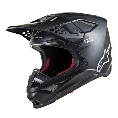 Alpinestars 2019 Supertech M8 Solid Offroad MIPS Helmet - Matte Black