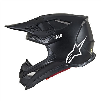 Alpinestars 2019 Supertech M8 Solid Offroad MIPS Helmet - Matte Black