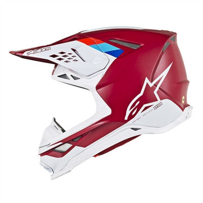 Alpinestars 2019 Supertech M8 Contact Offroad MIPS Helmet - Dark Red/White