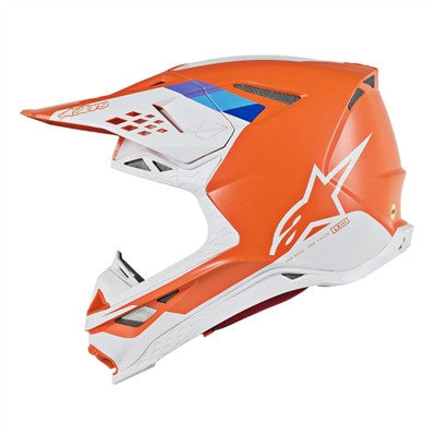 Alpinestars 2019 Supertech M8 Contact Offroad MIPS Helmet - Light Orange/Grey