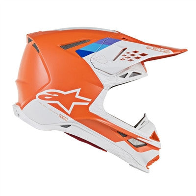 Alpinestars 2019 Supertech M8 Contact Offroad MIPS Helmet - Light Orange/Grey