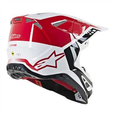 Alpinestars 2019 Supertech M8 Triple Offroad MIPS Helmet - Red/White/Black