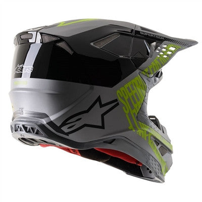 Alpinestars Supertech S-M8 Offroad Helmet - Black/Grey/Yellow