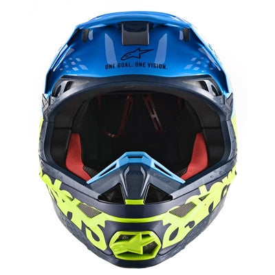Alpinestars 2020 Supertech M-8 Radium Offroad Helmet - Yellow/Blue