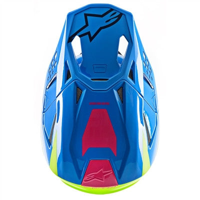 Alpinestars 2020 Supertech M-8 Radium Offroad Helmet - Yellow/Blue