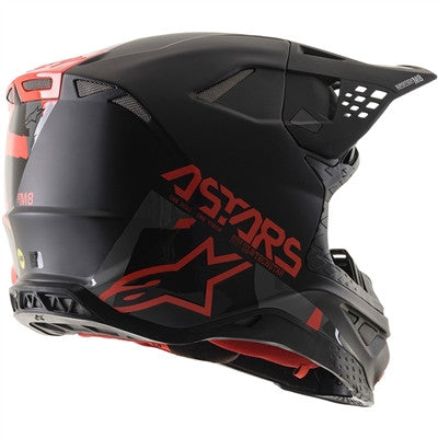 Alpinestars 2021 S-M8 Echo Offroad Helmet - Black/Red/Grey