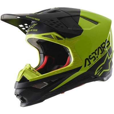 Alpinestars 2021 S-M8 Echo Offroad Helmet - Black/Yellow
