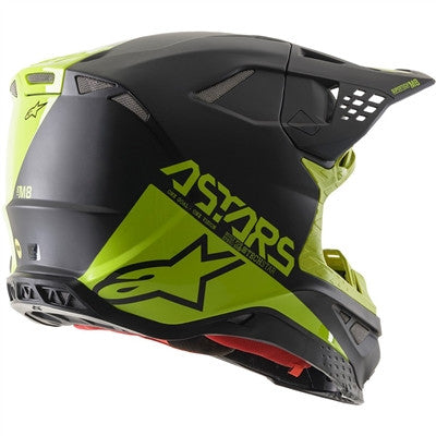 Alpinestars 2021 S-M8 Echo Offroad Helmet - Black/Yellow