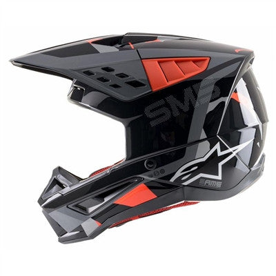 Alpinestars S-M5 Rover Graphic Offroad Helmet - Anthracite/Red Fluo/Camo