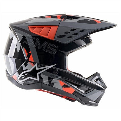 Alpinestars S-M5 Rover Graphic Offroad Helmet - Anthracite/Red Fluo/Camo