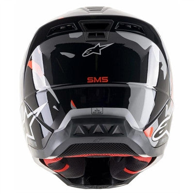 Alpinestars S-M5 Rover Graphic Offroad Helmet - Anthracite/Red Fluo/Camo
