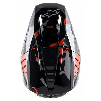 Alpinestars S-M5 Rover Graphic Offroad Helmet - Anthracite/Red Fluo/Camo