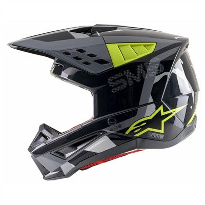 Alpinestars S-M5 Rover Graphic Offroad Helmet - Anthracite/Yellow Fluo/Camo