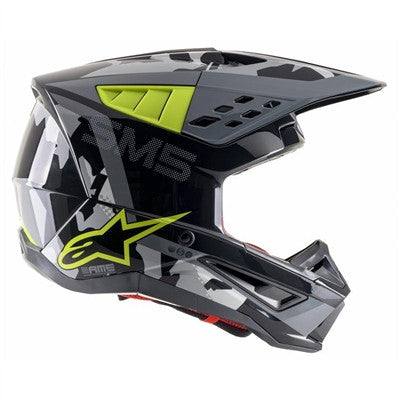 Alpinestars S-M5 Rover Graphic Offroad Helmet - Anthracite/Yellow Fluo/Camo