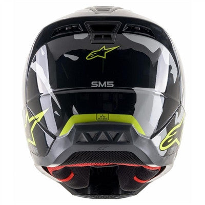 Alpinestars S-M5 Rover Graphic Offroad Helmet - Anthracite/Yellow Fluo/Camo