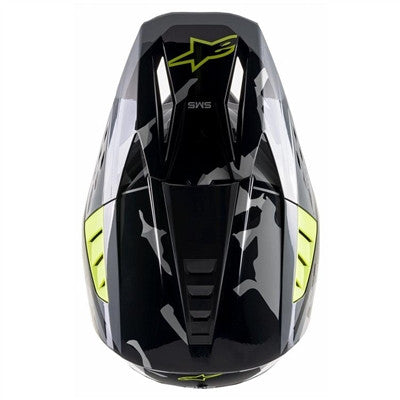 Alpinestars S-M5 Rover Graphic Offroad Helmet - Anthracite/Yellow Fluo/Camo