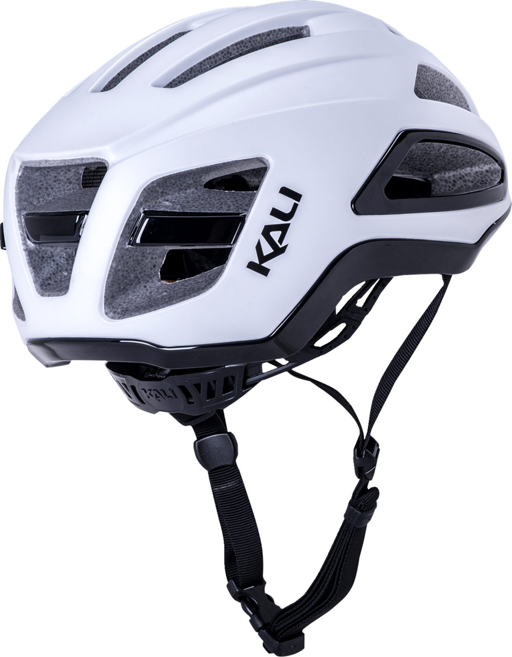 Kali Uno Solid Bicycle Helmet Matte White/Black